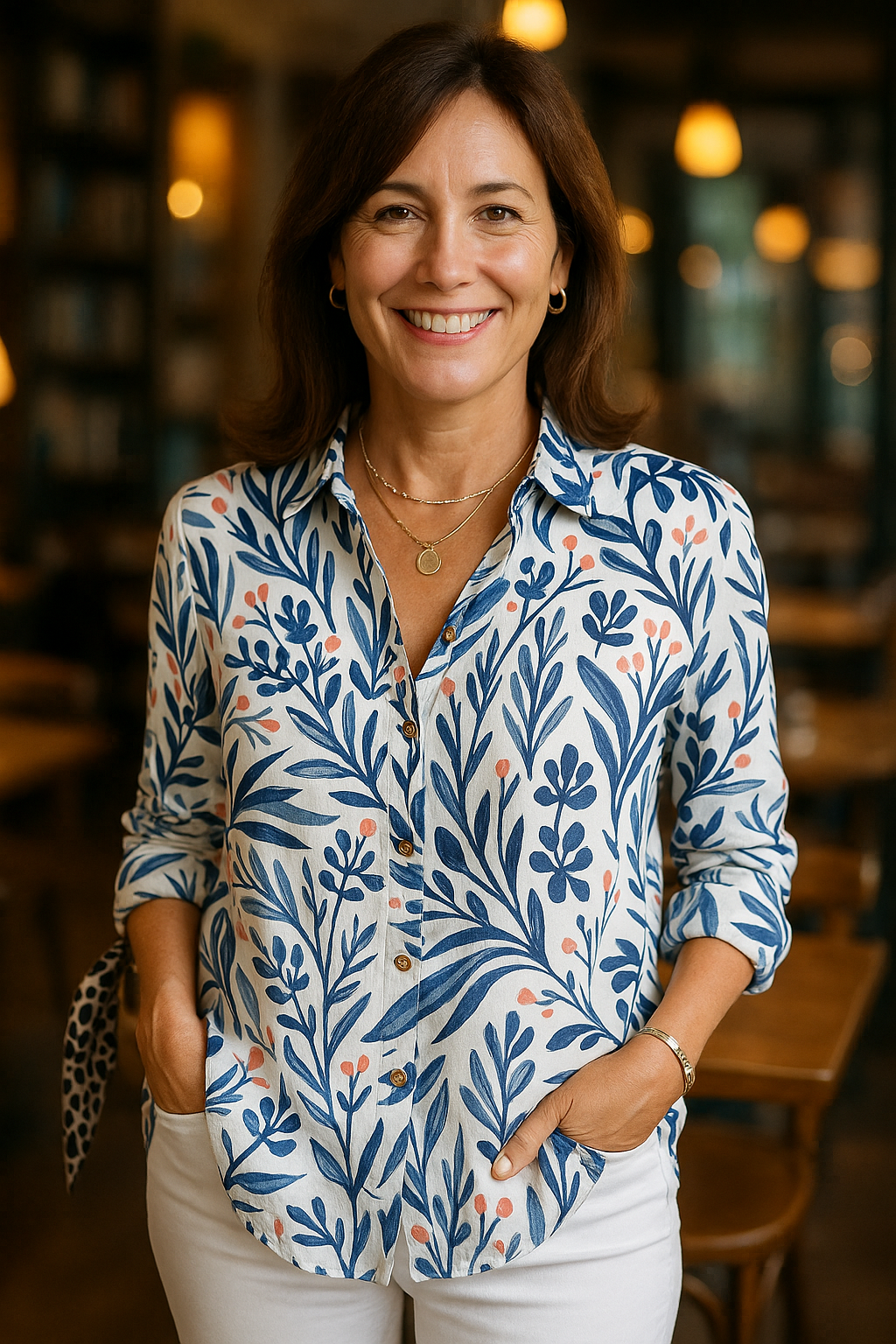 MAËLI - COTTON BLOUSE
