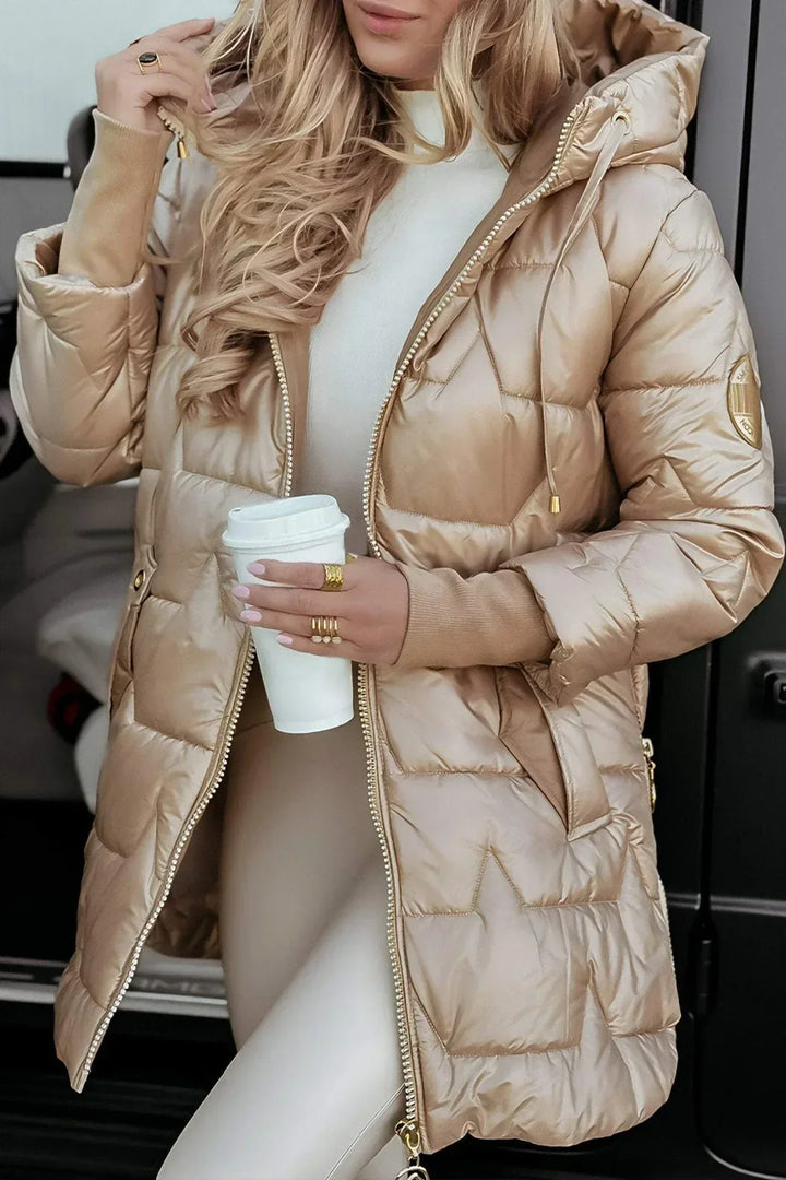 Nolwen | Elegant winter coat with hood