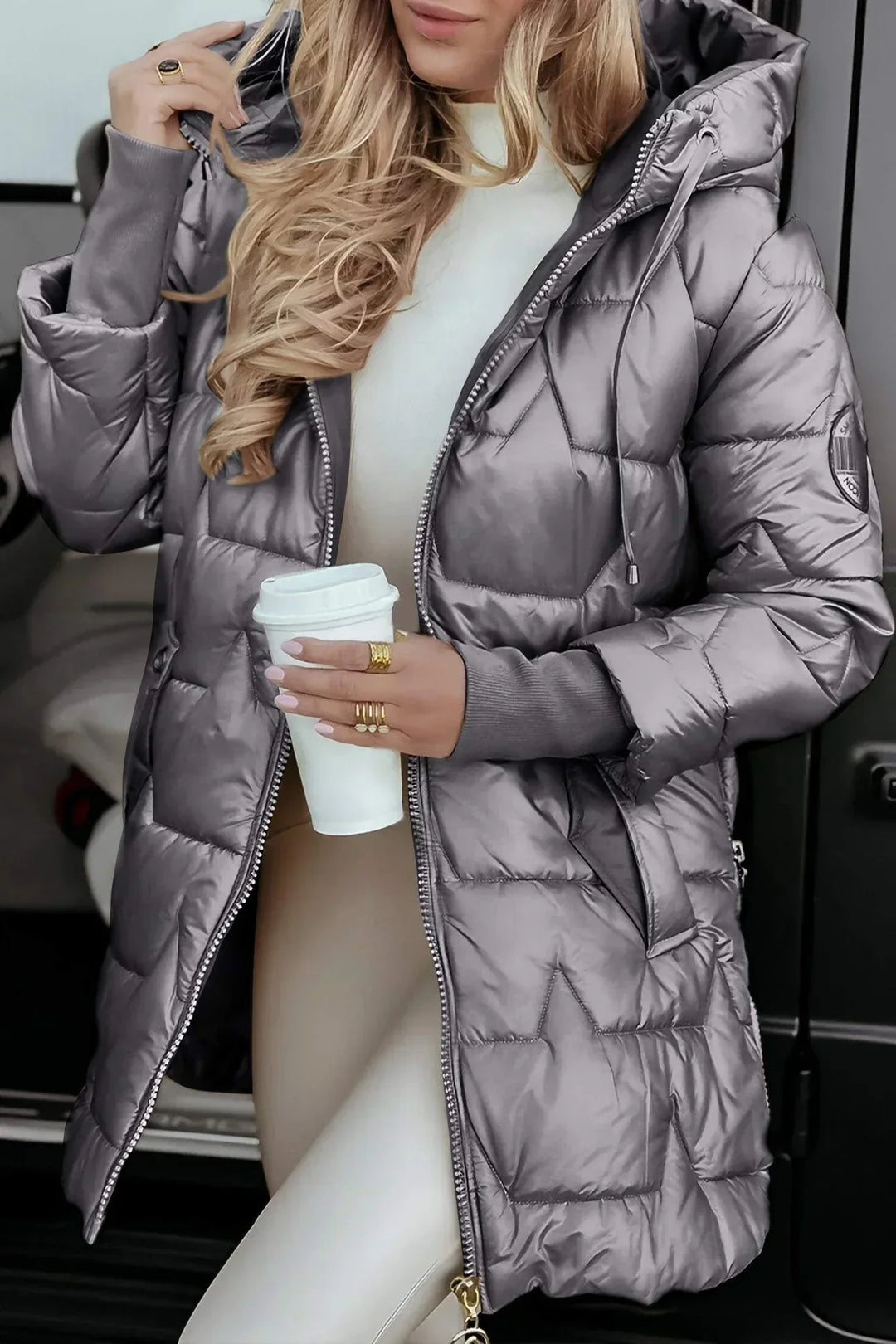 Nolwen | Elegant winter coat with hood