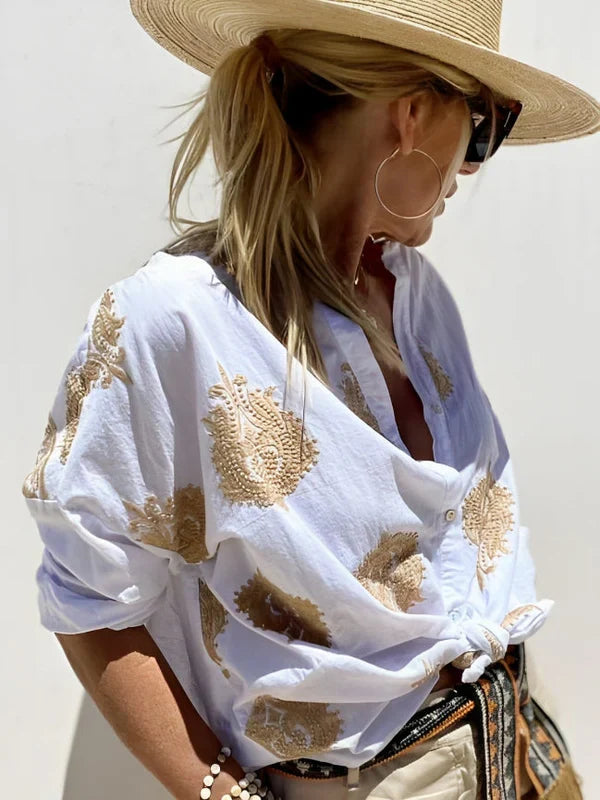 LUCIA - COTTON BLOUSE